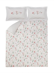 Sophie Allport White 100% Cotton Tulip Duvet Cover and Pillowcase Set - Image 3 of 5