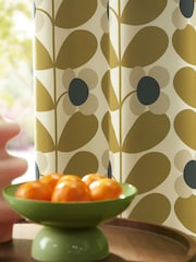 Cortinas con ojales y diseño de flores y tallos de Orla Kiely - Imagen 2 de 4