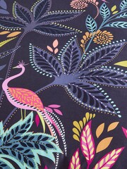 Sara Miller Midnight 100% Cotton Botanic Paradise Duvet Cover and Pillowcase Set - Image 4 of 8