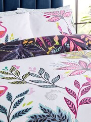 Sara Miller Midnight 100% Cotton Botanic Paradise Duvet Cover and Pillowcase Set - Image 5 of 8