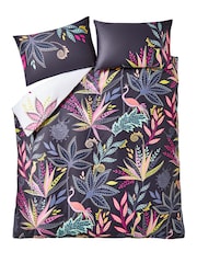 Sara Miller Midnight 100% Cotton Botanic Paradise Duvet Cover and Pillowcase Set - Image 7 of 8