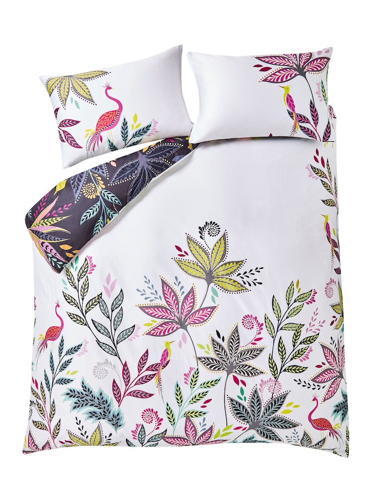 Sara Miller Midnight 100% Cotton Botanic Paradise Duvet Cover and Pillowcase Set - Image 8 of 8