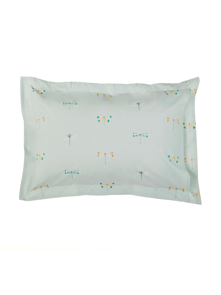 Sophie Allport Pale Duckegg Dragonfly Duvet Cover And Pillowcase 100% Cotton Set - Image 5 of 5