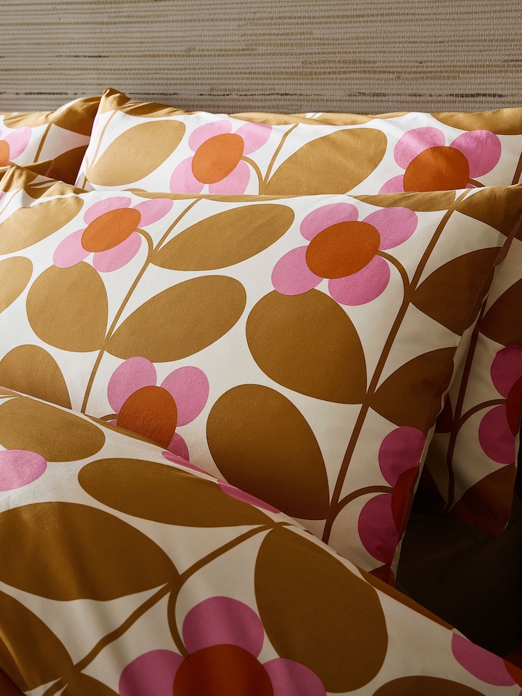 Orla Kiely 100% Cotton Stem Bloom Duvet Cover and Pillowcase Set - Изображение 2 из 4