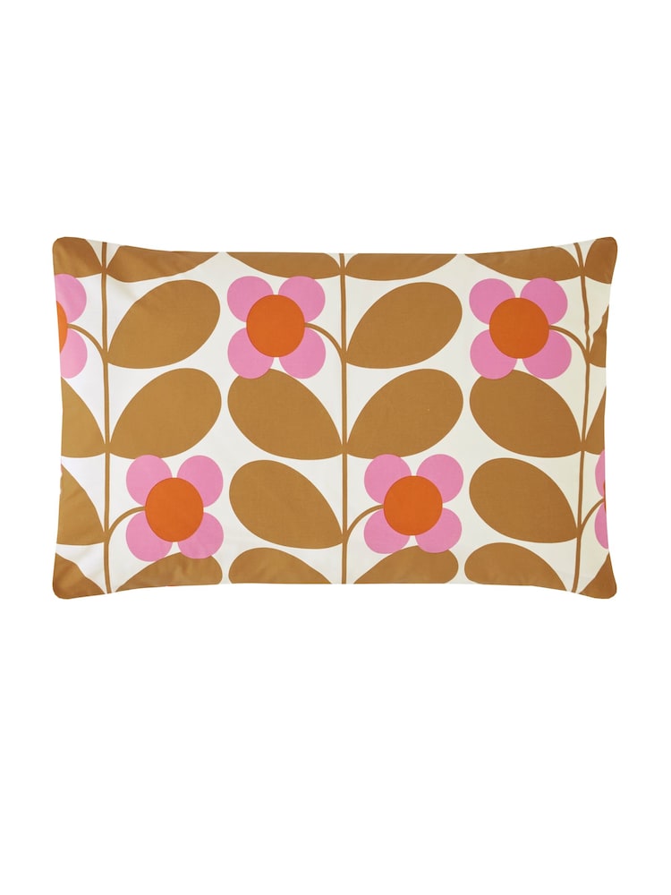 Orla Kiely 100% Cotton Stem Bloom Duvet Cover and Pillowcase Set - Изображение 4 из 4