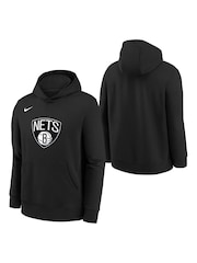 Fanatics NBA Brooklyn Nets Essential Logo Black Hoodie Youth - Image 1 of 3