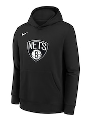 Fanatics NBA Brooklyn Nets Essential Logo Black Hoodie Youth - Image 2 of 3