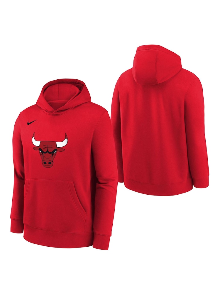 Fanatics Red NBA Chicago Bulls Essential Logo Hoodie - Image 1 of 1 Fanatics Red NBA Chicago Bulls Essential Logo Hoodie - Image 1 of 1