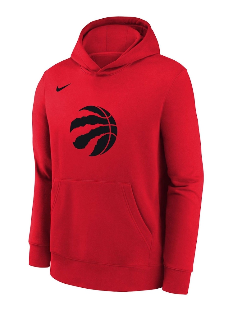 Fanatics Red NBA Toronto Raptors Essential Logo Hoodie - Image 2 of 3