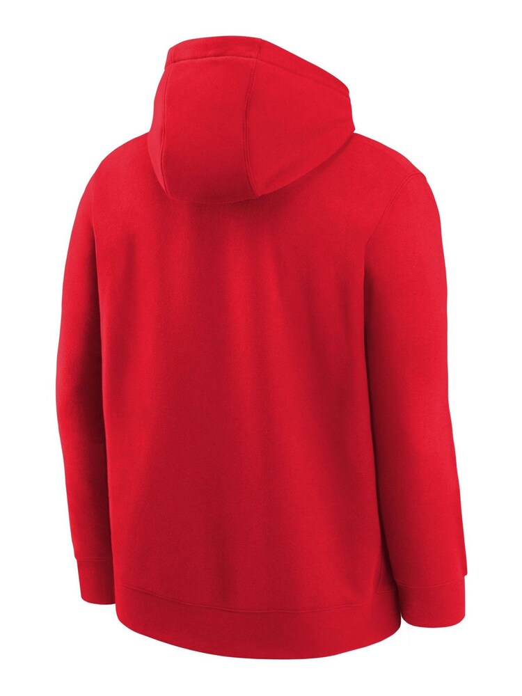 Fanatics Red NBA Toronto Raptors Essential Logo Hoodie - Image 3 of 3