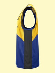 Fanatics Yellow NBA Golden State Warriors 5 Start Baskeet Ball Jerseys - Image 2 of 4