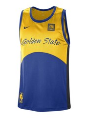 Fanatics Yellow NBA Golden State Warriors 5 Start Baskeet Ball Jerseys - Image 3 of 4