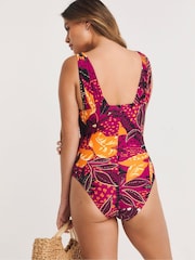 Simply Be Pink Magisculpt Lose Up To An Inch Swimsuit - Image 2 of 5
