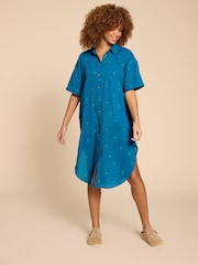 White Stuff Blue Tasha Beach Dress - Image 1 of 7