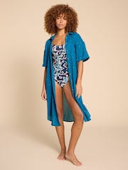 White Stuff Blue Tasha Beach Dress - Image 3 of 7