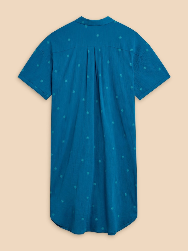 White Stuff Blue Tasha Beach Dress - Image 6 of 7