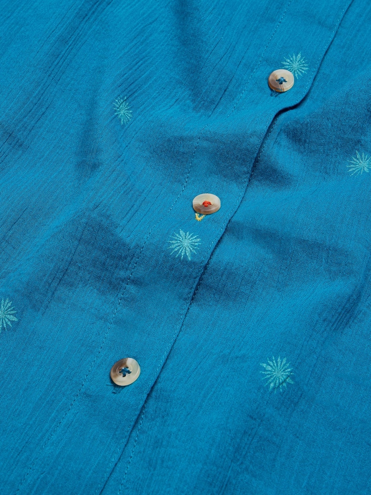 White Stuff Blue Tasha Beach Dress - Image 7 of 7