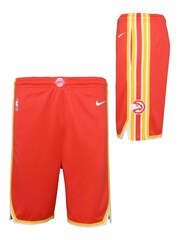 Fanatics Red NBA Atlanta Hawks Icon Swingman Shorts Youth - Image 1 of 4