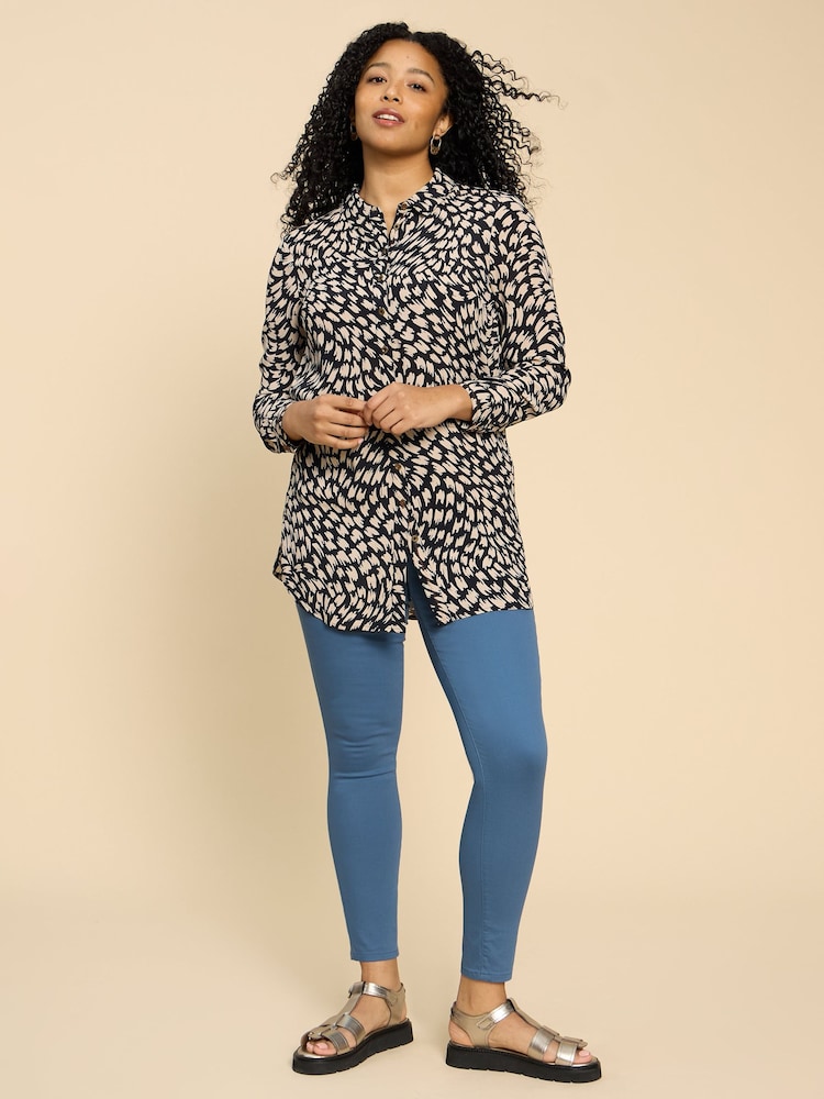 White Stuff Light Blue Janey Jeggings - Image 3 of 7