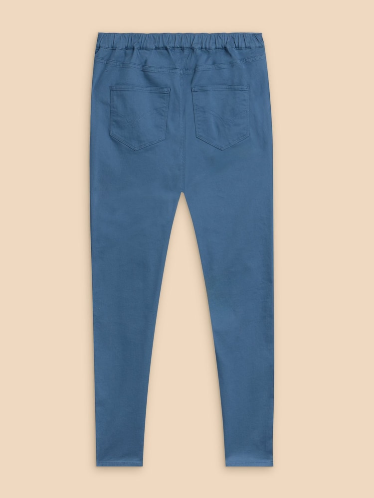 White Stuff Light Blue Janey Jeggings - Image 6 of 7