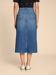 White Stuff Allie Denim-Midirock - Bild 5 von 10