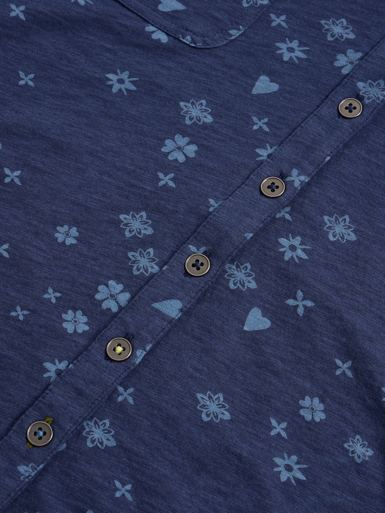 White Stuff Blue Pocket Penny 100% Cotton Jersey Shirt - Image 7 of 7 White Stuff Blue Pocket Penny 100% Cotton Jersey Shirt - Image 7 of 7