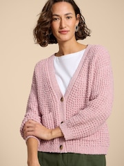 White Stuff Pink Sessi Cardigan - Image 1 of 7