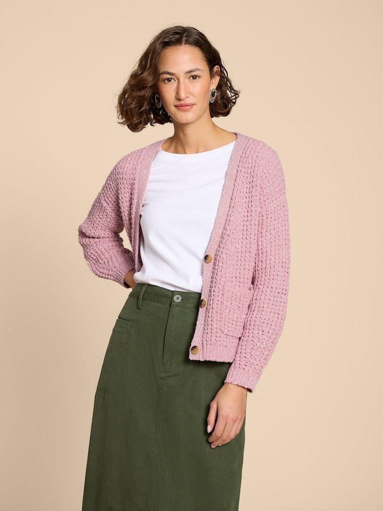 White Stuff Pink Sessi Cardigan - Image 3 of 7