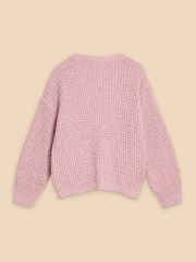White Stuff Pink Sessi Cardigan - Image 6 of 7