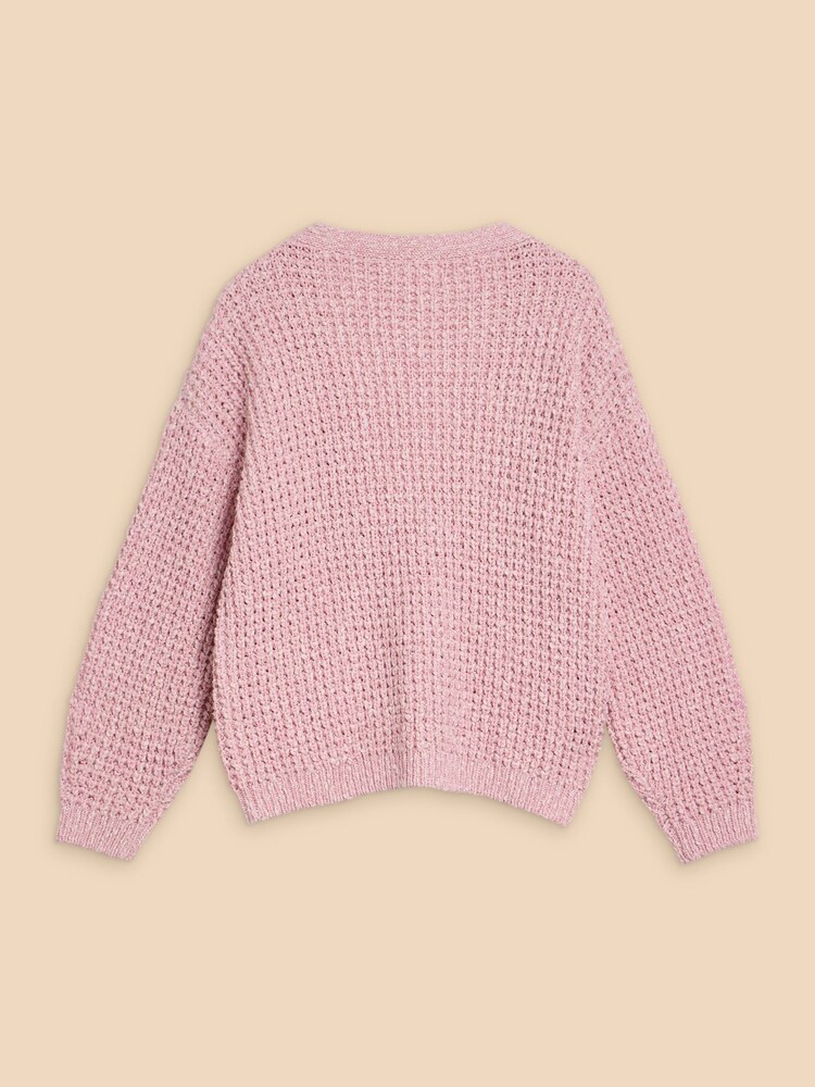 White Stuff Pink Sessi Cardigan - Image 6 of 7