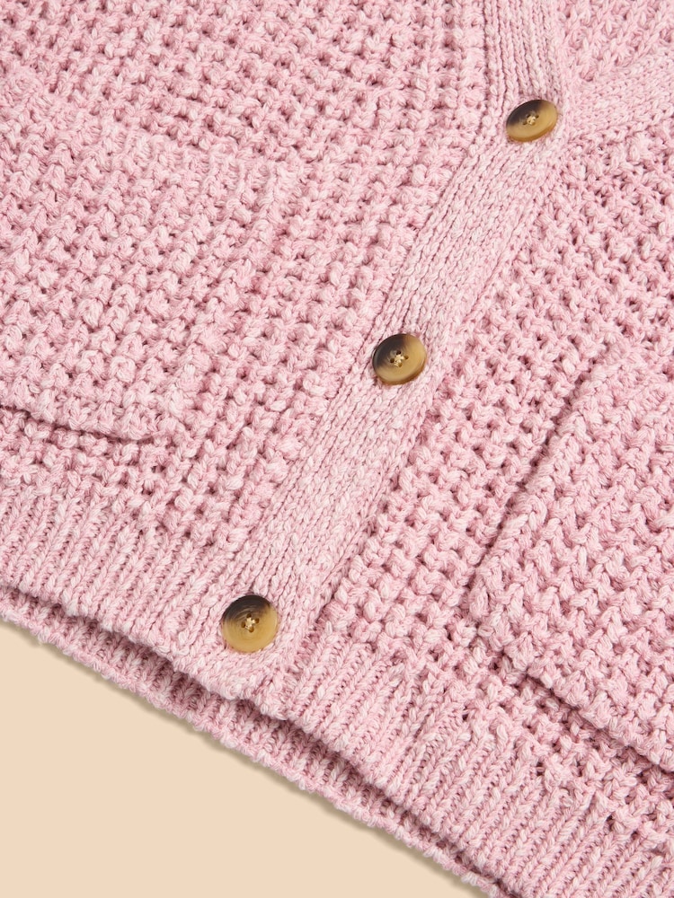 White Stuff Pink Sessi Cardigan - Image 7 of 7