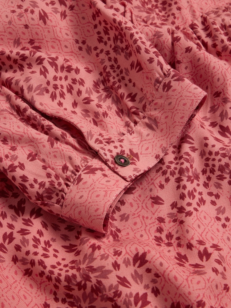 White Stuff Pink Lucy EcoVero™ Tunic - Image 7 of 7 White Stuff Pink Lucy EcoVero™ Tunic - Image 7 of 7