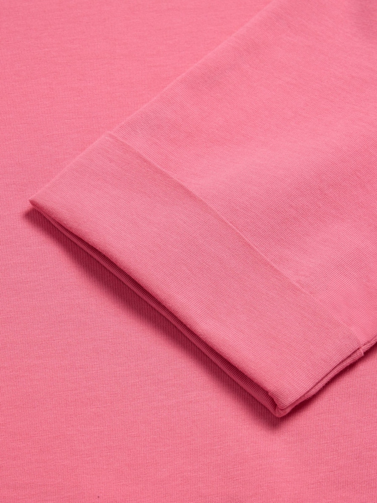 White Stuff Pink Boat Neck Sydney T-Shirt - Image 7 of 7