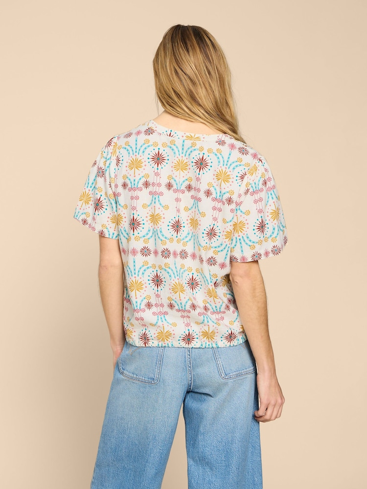 White Stuff Multi Ferne Linen Blend Shirt - Image 2 of 7 White Stuff Multi Ferne Linen Blend Shirt - Image 2 of 7