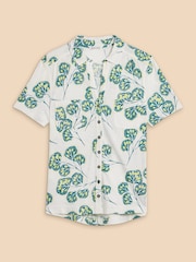 White Stuff White Pocket Penny 100% Cotton Jersey Shirt - Image 5 of 7