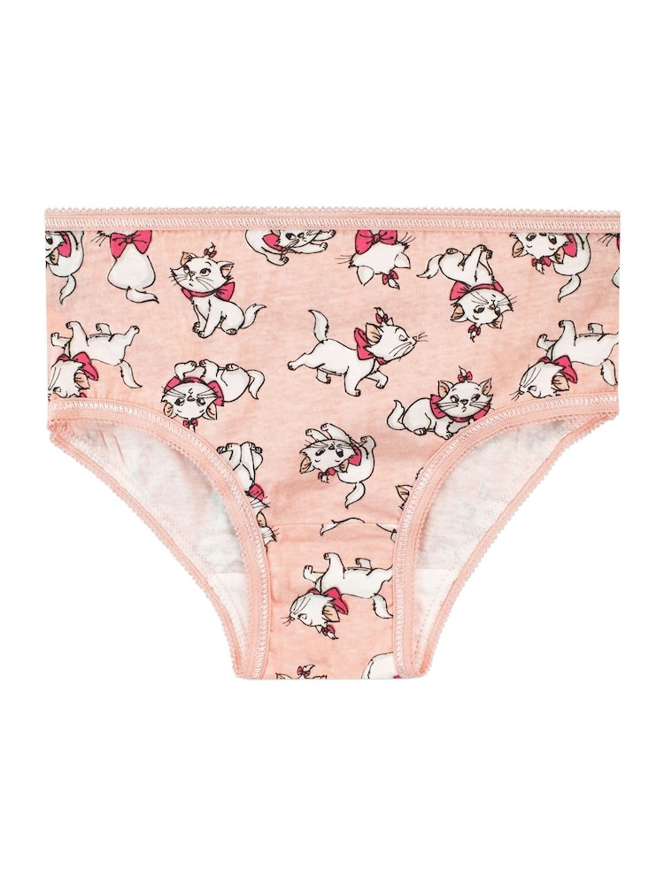 Character Grey 100% Cotton Disney Aristocats Marie Underwear 5 Pack - Image 2 of 4