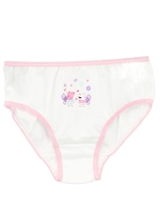 Character Pink Peppa Pig 100% Cotton Briefs 5 Pack - Image 4 of 5
