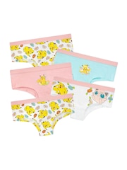Character Yellow Pokemon 100% Cotton Briefs 5 Pack - Image 1 of 5