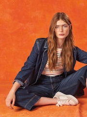 White Stuff Blue Loren Denim Blazer - Image 2 of 9