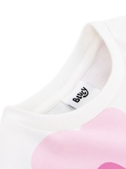 Character Cream Bluey 100% Cotton Sweatshirt - Image 4 of 10
