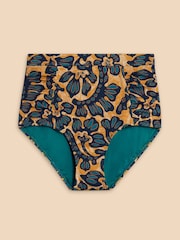 White Stuff Yellow Verity High Waist Bikini Bottoms - Image 5 of 7
