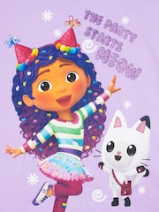 Character Purple Gabbys Dollhouse 100% Cotton Top and Skirt Set - Image 3 of 10