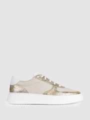 Unseen Footwear Leather Marais Trainers - Image 1 of 4