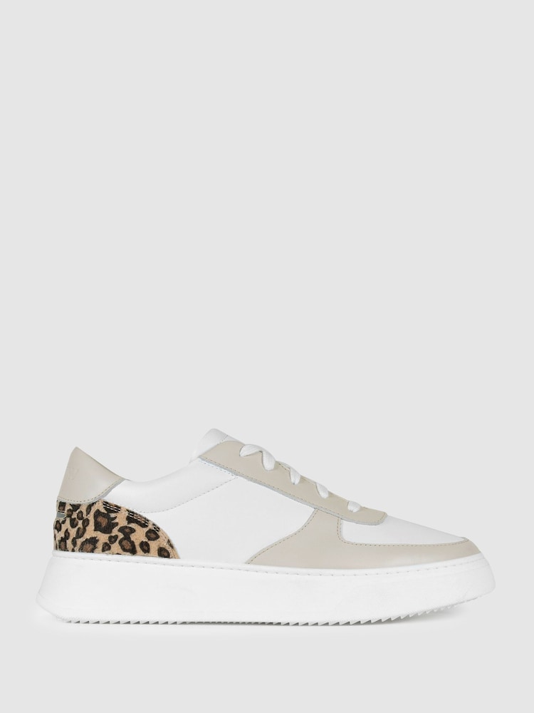 Unseen Footwear Leather Marais Trainers - Image 1 of 4