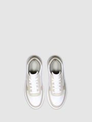 Unseen Footwear Leather Marais Trainers - Image 3 of 4