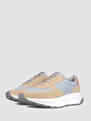 Unseen Footwear Suede Mesh Trinity Trainers - Image 2 of 4
