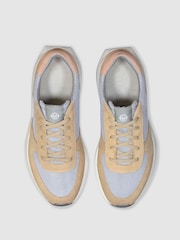 Unseen Footwear Suede Mesh Trinity Trainers - Image 3 of 4