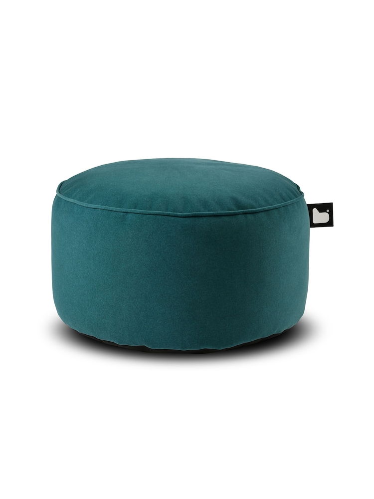 Extreme Lounging Teal B Pouffe Brushed Faux Suede Indoor Bean Bag - Image 1 of 1