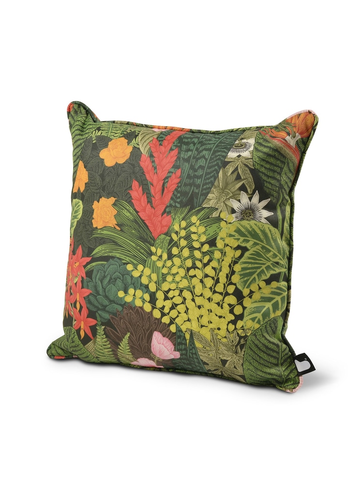 Extreme Lounging Multi B Cushion Outdoor Garden Graphic Leaves Twin Pack - Image 1 of 2