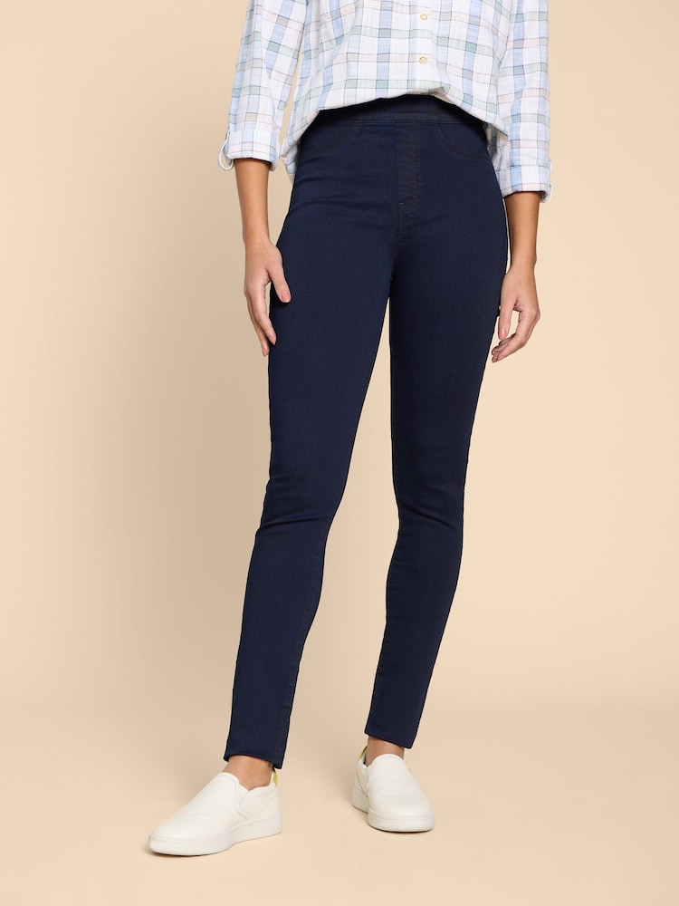 White Stuff Blue Janey Jeggings - Image 1 of 7
